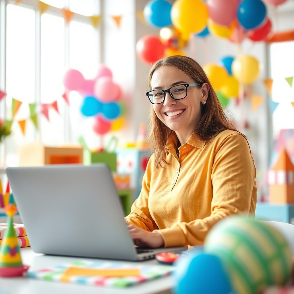 Children's party celebration at Kidvenue